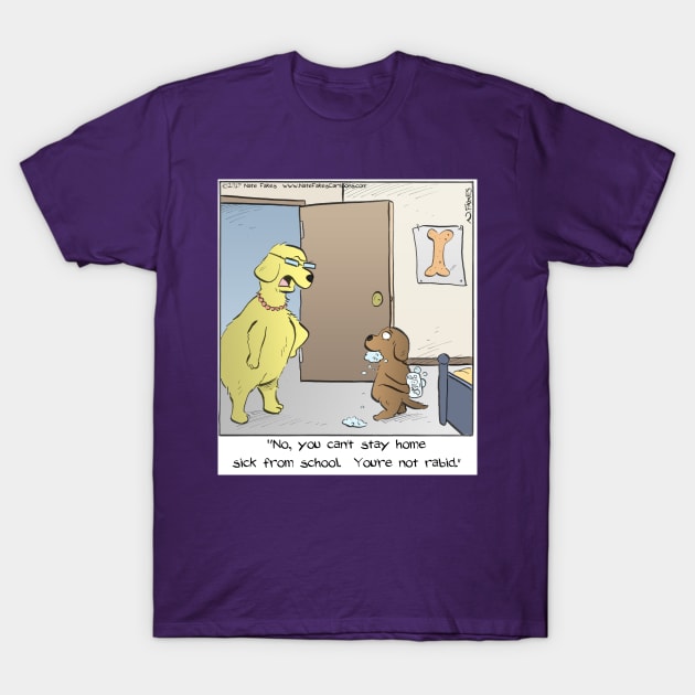 Young Dog Acting Rabid T-Shirt by cartoonistnate